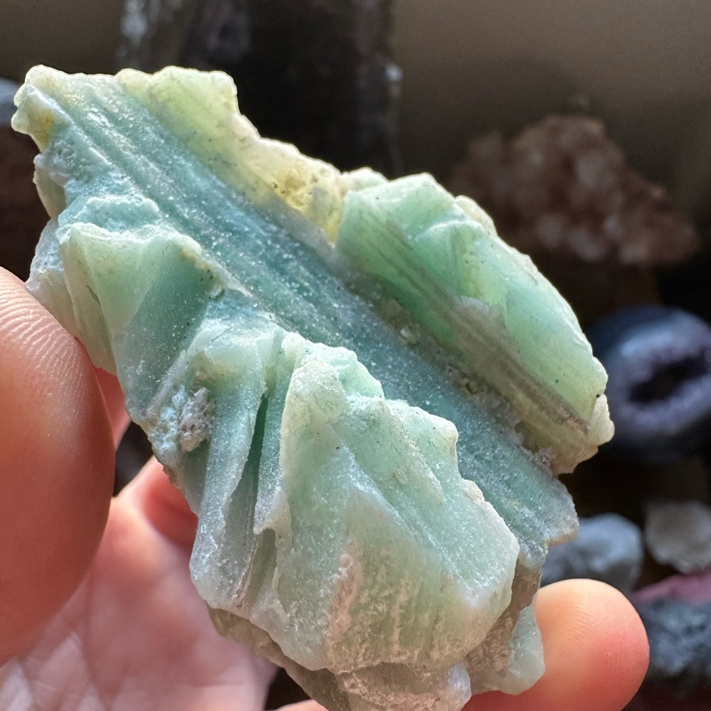 Raw Caribbean Calcite Mineral Specimen